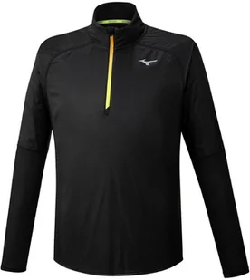 Bluza męska Mizuno  Dryaeroflow LS HZ black S - Bluzy sportowe męskie - miniaturka - grafika 1