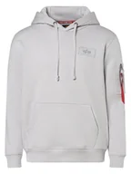 Bluzy męskie - Alpha Industries Bluza nierozpinana Mężczyźni szary jednolity, S - miniaturka - grafika 1