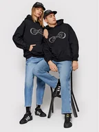 Bluzy męskie - 2005 Bluza Unisex Forever Czarny Regular Fit - miniaturka - grafika 1