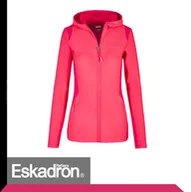 Kurtki jeździeckie - Eskadron Bluza rozpinana damska Tech-Jersey Zip Hood Reflexx Equestrian Fanatics S/S 21 - - pink - miniaturka - grafika 1