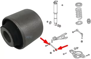 Tuleja tylnego wahacza wzdłużnego Acura MDX 2001-2006 - Świece zapłonowe - miniaturka - grafika 1