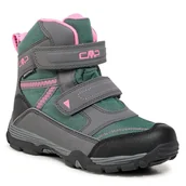 Buty dla dziewczynek - Śniegowce CMP Kids Pyry Snow Boot Wp 38Q4514J Szary - miniaturka - grafika 1