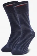 Skarpetki męskie - Tommy Hilfiger Skarpety Męskie 43-46 Paseczki Jeans - miniaturka - grafika 1