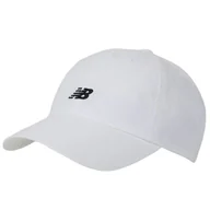 Czapki i chusty sportowe męskie - Czapka New Balance LAH51004WT - biała - miniaturka - grafika 1