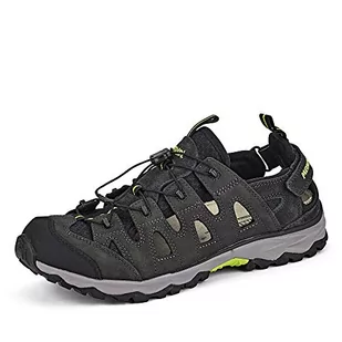 Meindl Męskie buty trekkingowe 4618 01, czarno-żółty, 45 EU - Buty trekkingowe męskie - miniaturka - grafika 1