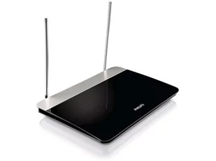 PHILIPS AUDIO Philips SDV6227/12 Digital Indoor antena DVB-T (DB, HDTV/UHF/VHF/UKF) Czarny/srebrny 8712581658236 - Anteny TV - miniaturka - grafika 3