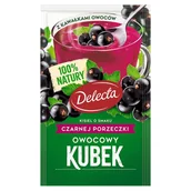 Kisiel - Delecta Owocowy kubek Kisiel smak czarna porzeczka 30 g - miniaturka - grafika 1