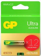 Baterie i akcesoria - Bateria GP Ultra Alkaline AAA LR03 bl/12 - miniaturka - grafika 1