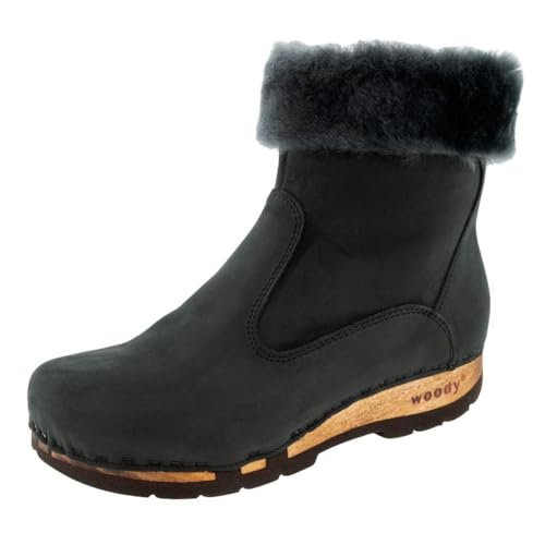 Woody Elke damskie sztyblety, Nero, 40 EU, czarny, 40 EU