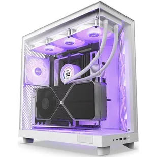 NZXT H6 FLOW RGB White - Obudowy komputerowe - miniaturka - grafika 1
