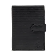 Portfele - Duży Portfel Męski Semi Line P8270-0 Czarny - miniaturka - grafika 1