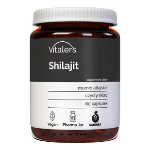 Vitaler's Shilajit (Mumio ałtajskie) 400 mg - Suplement diety, 60 kaps. - Witaminy i minerały - miniaturka - grafika 1