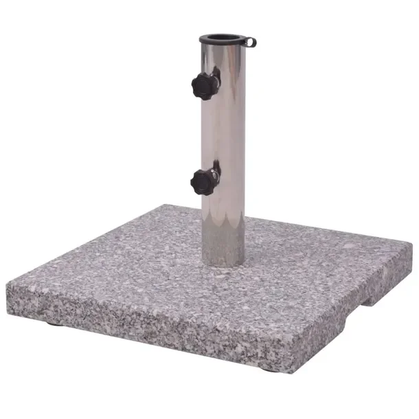 Podstawa do Parasola Granitowa 20 kg 400x400x48 mm + Adaptery 38/48 mm