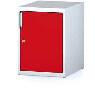 Alfa 3 Kontener MECHANIC z drzwiami, szary/czerwony 1262788 - Szafki biurowe - miniaturka - grafika 1
