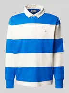 Bluzy męskie - Bluza z kołnierzykiem polo model ‘RUGGER’ - miniaturka - grafika 1