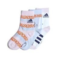 Skarpetki dla dzieci - Dziecięce Skarpety za kostkę ADIDAS AXDISN MOANA SO HT6408 – Biały - miniaturka - grafika 1