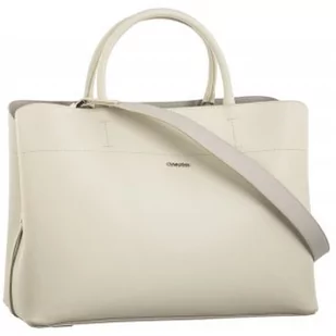 Torebka Business Large Tote Saffiano DK Ecru/Sand Pebble K60K611674 PC4 (CK450-a) Calvin Klein - Torebki damskie - miniaturka - grafika 1