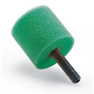 Akcesoria do mycia samochodu - Flex 517755 Mini gąbka polerska w kształcie walca, twarda, zielona - grafika 1