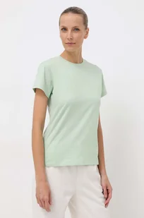 Columbia t-shirt sportowy Sun Trek kolor zielony - Koszulki sportowe damskie - miniaturka - grafika 1