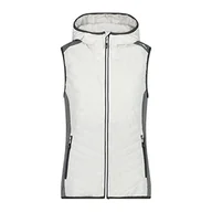 Kamizelki damskie - CMP Damska kamizelka damska Vest Hybrid Fix Hood VEST - miniaturka - grafika 1