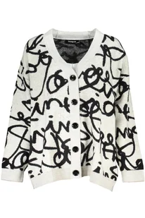 Designerski damski kardigan sweter DESIGUAL - Portfele - miniaturka - grafika 1