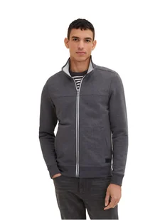 Tom Tailor Bluza 1037049 Szary Regular Fit - Bluzy męskie - miniaturka - grafika 1