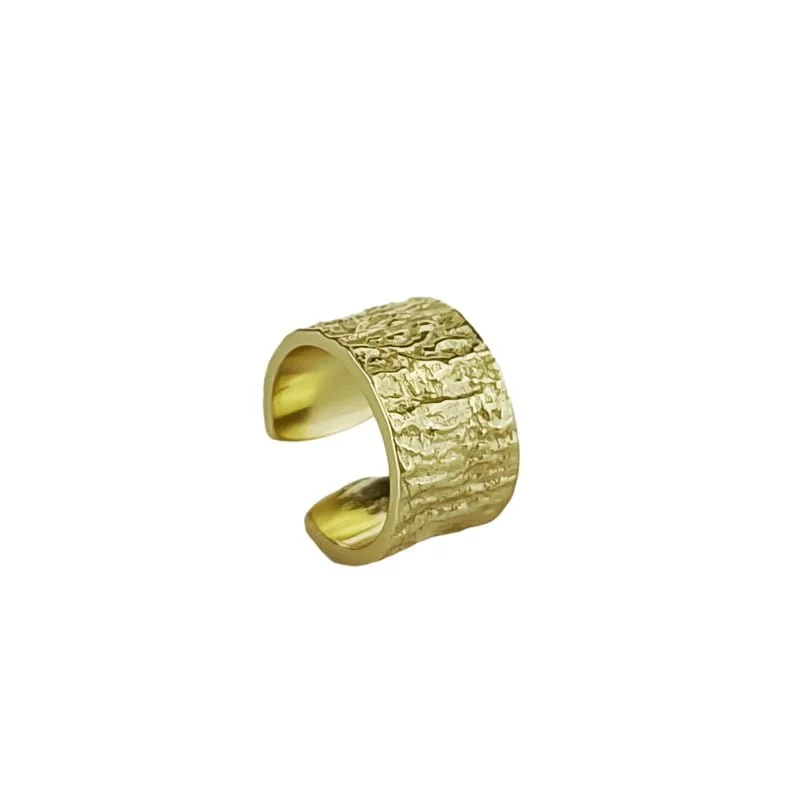 Kremzlowy kolczyk Crust Gold