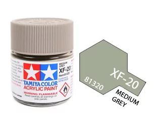 Tamiya Acrylic 81320 Xf-20 Medium Grey 23Ml [Matt] - Akcesoria i części modelarskie - miniaturka - grafika 1