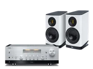 Zestawy stereo - Yamaha R-N2000A (srebrny) + Vela BS403 (biały) - miniaturka - grafika 1
