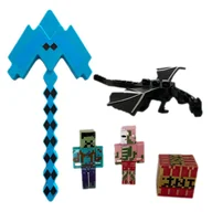 Figurki dla dzieci - MINECRAFT Zestaw Figurka Zombie + Akcesoria - miniaturka - grafika 1