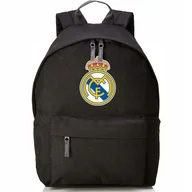 Torebki damskie - PLECAK DO SZKOŁY CZARNY Piłka Nożna Trening Piłkarski Sportowy Real Wzory - miniaturka - grafika 1