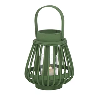 Bambusowy lampion Ilvie,16 cm, tealight - Świeczniki - miniaturka - grafika 1
