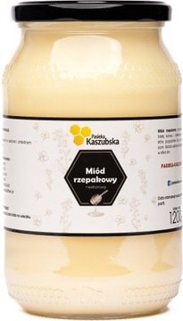 Miód Rzepakowy 1,2KG Świeży 2025 Pasieka Kaszubska