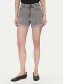 Spodenki damskie - Vero Moda Szorty jeansowe Zuri 10279493 Szary Regular Fit - miniaturka - grafika 1