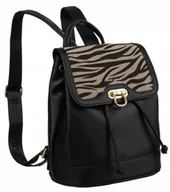 Plecaki - Miejski Plecak Damski Z Klapką Wykonany Ze Skóry Ekologicznej Lumarko! - miniaturka - grafika 1