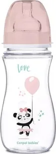 Canpol Butelka 300 ml EasyStart Exotic Animals róż 35/222 Canpol babies - Butelki dla niemowląt - miniaturka - grafika 1