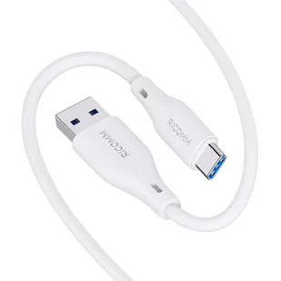Kabel USB-A do USB-C Ricomm RLS004ACW 1.2m - Kable - miniaturka - grafika 2