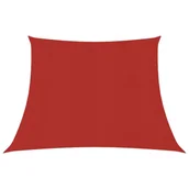 Parasole ogrodowe - vidaXL Żagiel przeciwsłoneczny, 160 g/m, czerwony, 3/4x2 m, HDPE 311653 - miniaturka - grafika 1