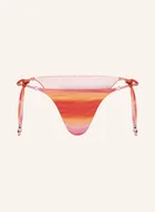 Stroje kąpielowe - Seafolly Dół Od Bikini Trójkątnego Spectrum Z Błyszczącą Przędzą pink - miniaturka - grafika 1