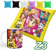 Gadżety dla niej i dla niego - ZESTAW KUBEK + POSZEWKA Z NADRUKIEM PSI PATROL PIESKI RÓŻNE + IMIĘ - miniaturka - grafika 1