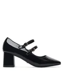 Półbuty damskie - DeeZee Półbuty LWKK1027-A1 Czarny - miniaturka - grafika 1