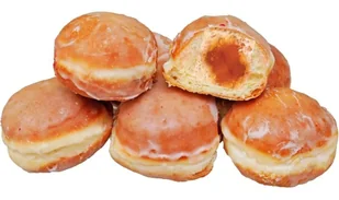 Pączuś z morelą 50 g, rozmrożony - Inne pieczywo - miniaturka - grafika 1