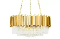 Lampy sufitowe - KingHome Lampa wisząca IMPERIAL DW-D5688M.GOLD kryształowa oprawa w kolorze złota DW-D5688M.GOLD - miniaturka - grafika 1