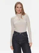 Bluzki damskie - ONLY Bluzka Luxi 15310698 Beżowy Regular Fit - miniaturka - grafika 1