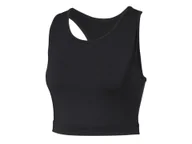Bielizna sportowa damska - CRIVIT Sportowy biustonosz damski, Light Level (Czarny, XS (32/34)) - miniaturka - grafika 1