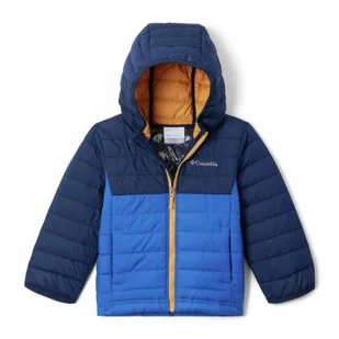 Kurtka Turystyczna Puchowa Dziecięca Columbia Powder Lite Boys Hooded Jacket - Odzież trekkingowa damska - miniaturka - grafika 1