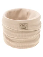 Apaszki i szaliki damskie - Chłopięcy komin z naszywką beżowy Nicol,r.56 - miniaturka - grafika 1