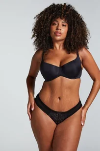 Hunkemöller Brazyliany Kailey Czarny - Majtki damskie - miniaturka - grafika 1