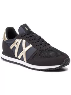 Sneakersy damskie - Armani Exchange Sneakersy XDX031 XV137 N692 Czarny - grafika 1