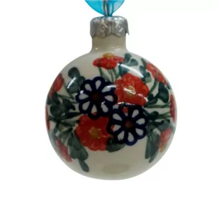 Ceramiczna bombka mała Ceramika Bolesławiec - Bombki Ceramiczna bombka mała Ceramika Bolesławiec - Bombki - miniaturka - grafika 1